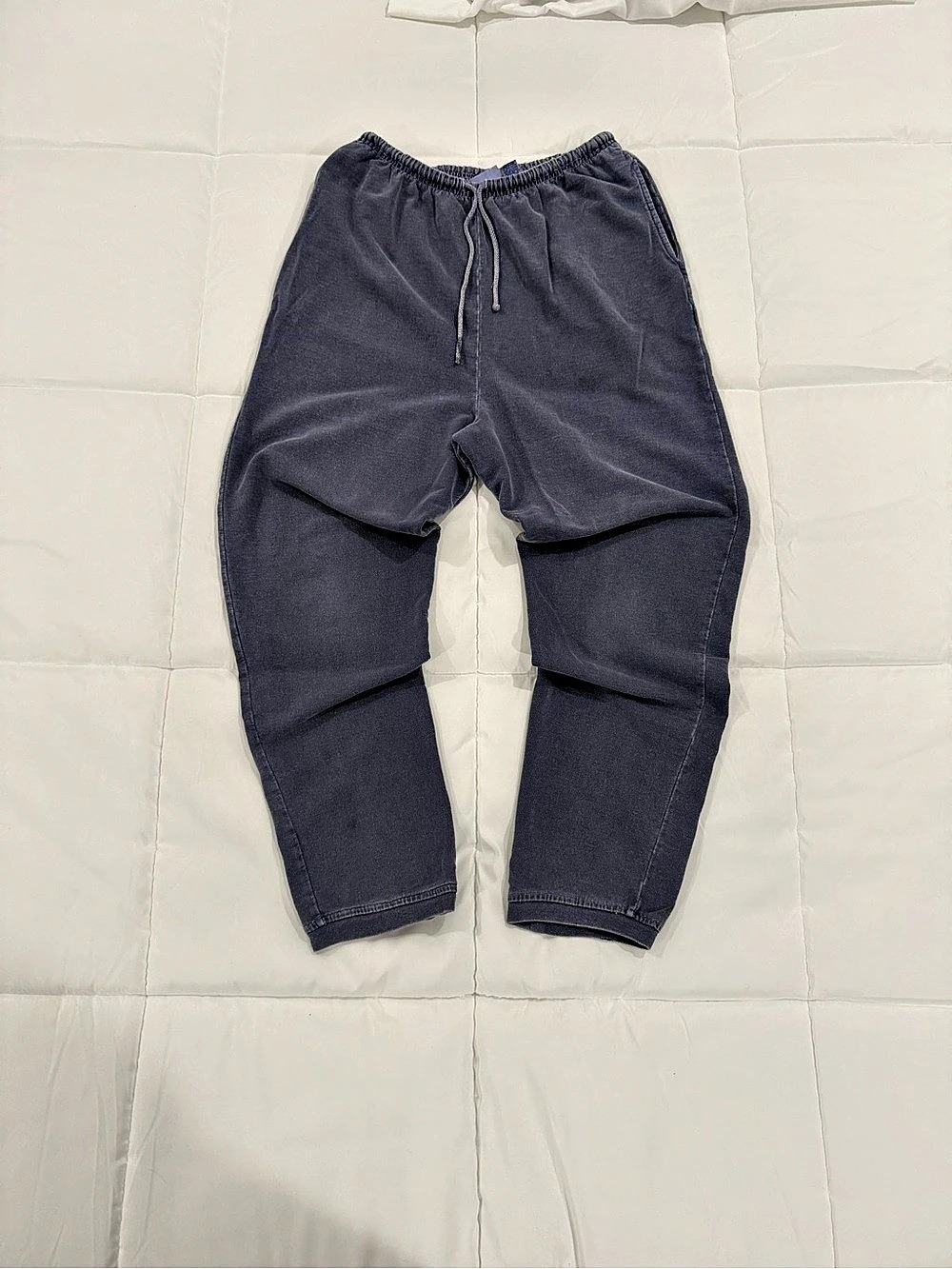 N.Y.L. New York Laundry Navy Blue Cotton Sweatpants